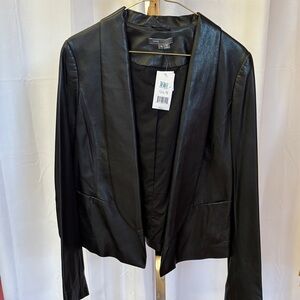 Black Leather Women's Vintage Jacket
